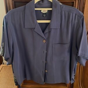 Lavender blue Timmy Bahama ladies shirt